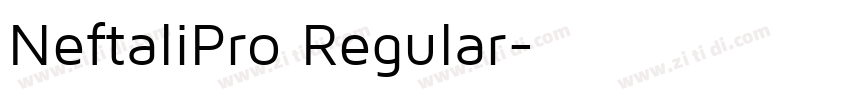 NeftaliPro Regular字体转换 NeftaliPro Regular字体转换